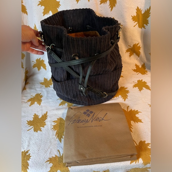 Patrizia Nash velvet corduroy sack bag crossbody - Picture 13 of 13